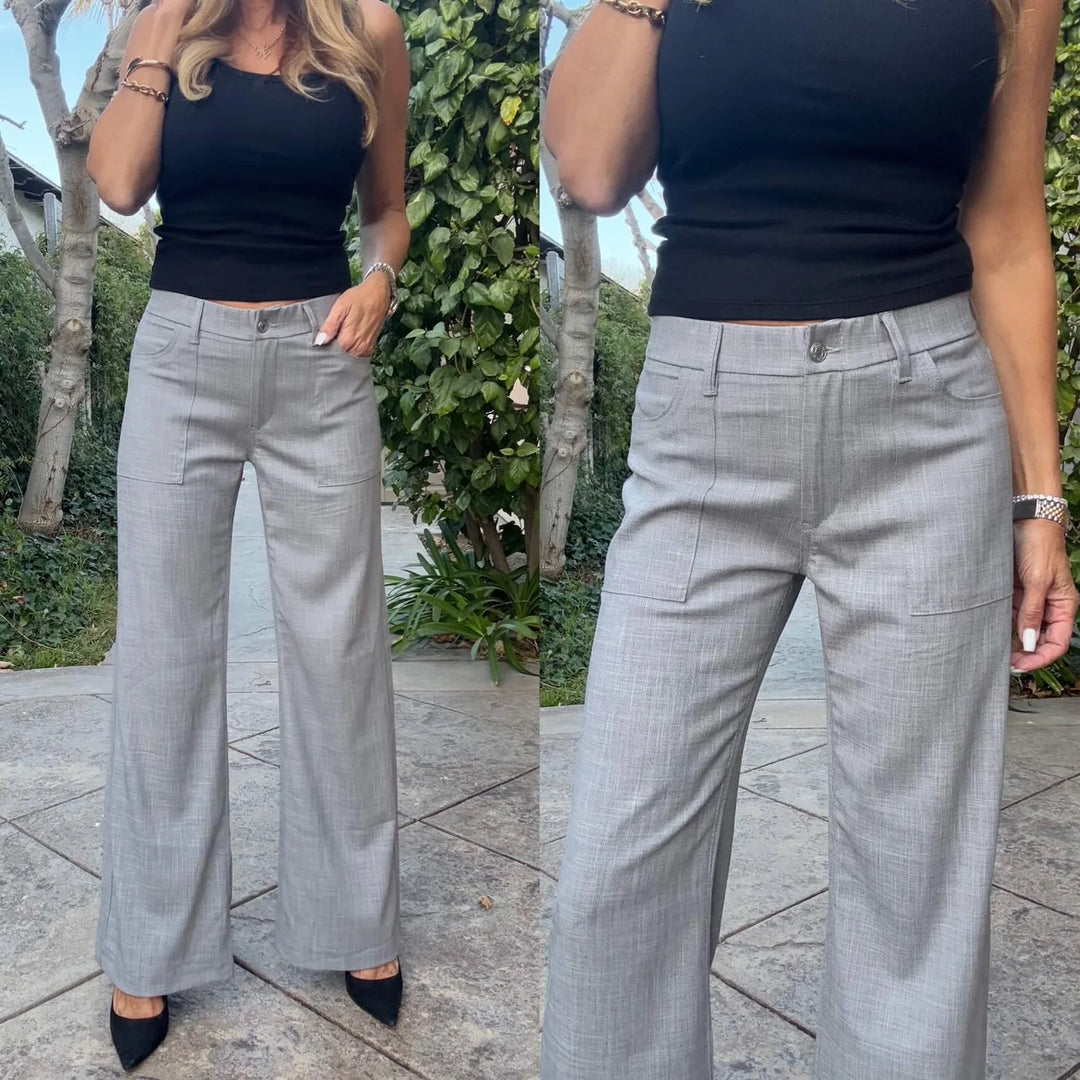Bevy Flog Christi Pant - Gray