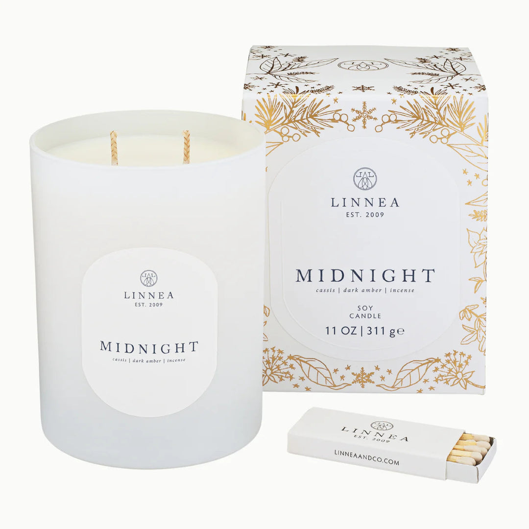 Linnea 2 Wick Candle - Midnight