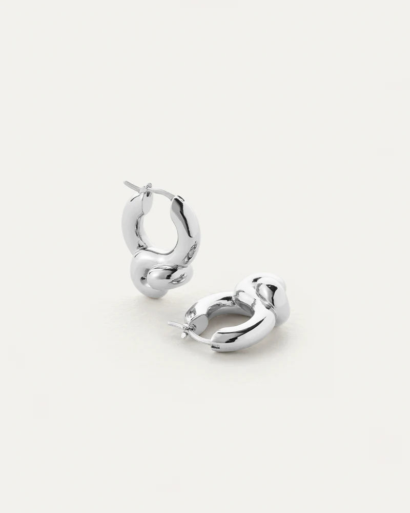 Jenny Bird Maeve Hoop Earrings - Small Silver