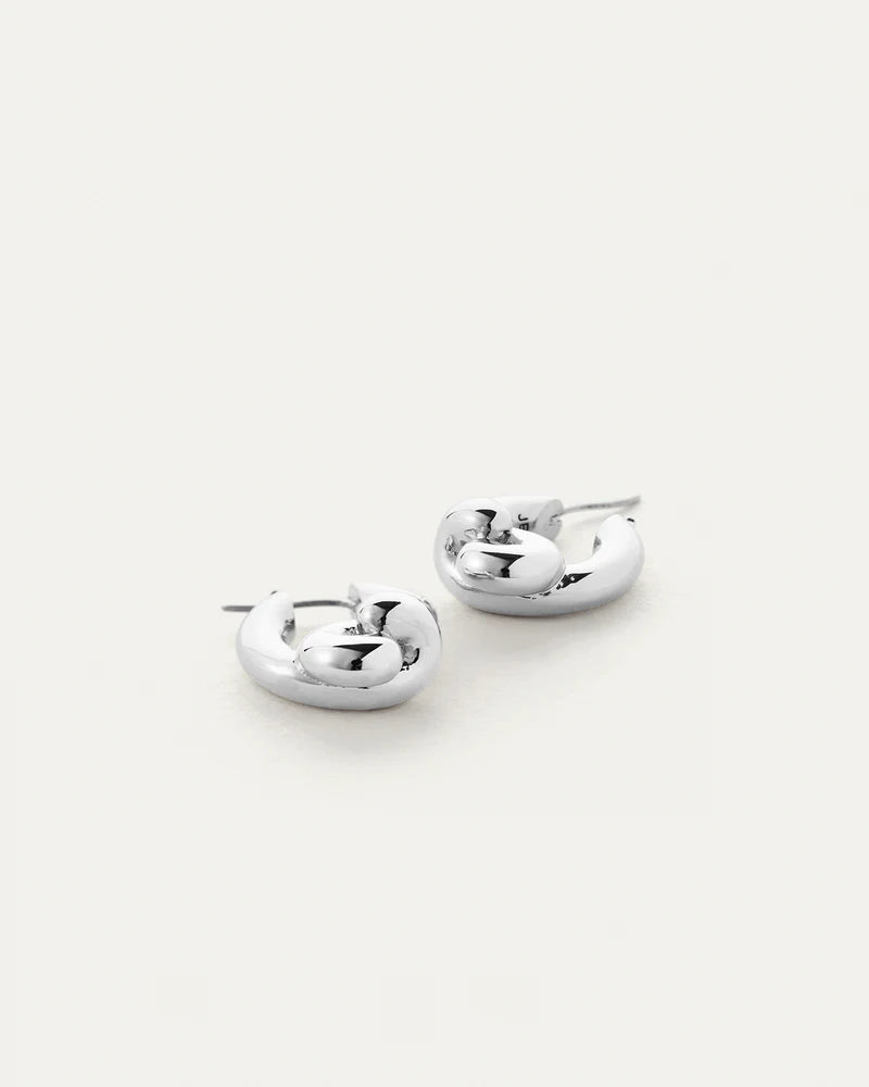 Jenny Bird Maeve Hoop Earrings - Small Silver