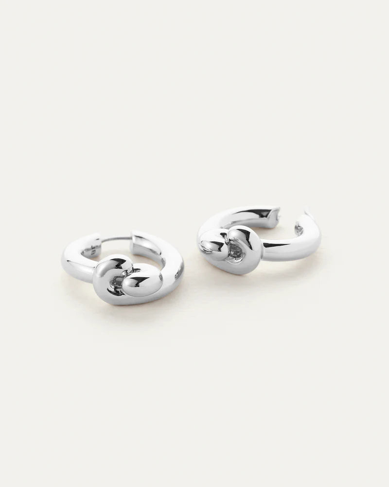 Jenny Bird Maeve Hoop Earrings - Silver