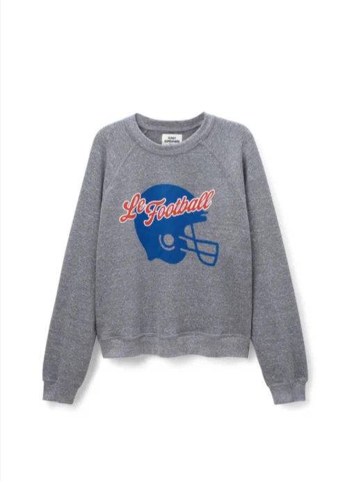 Sunny Somewhere Raglan Crew Le Football