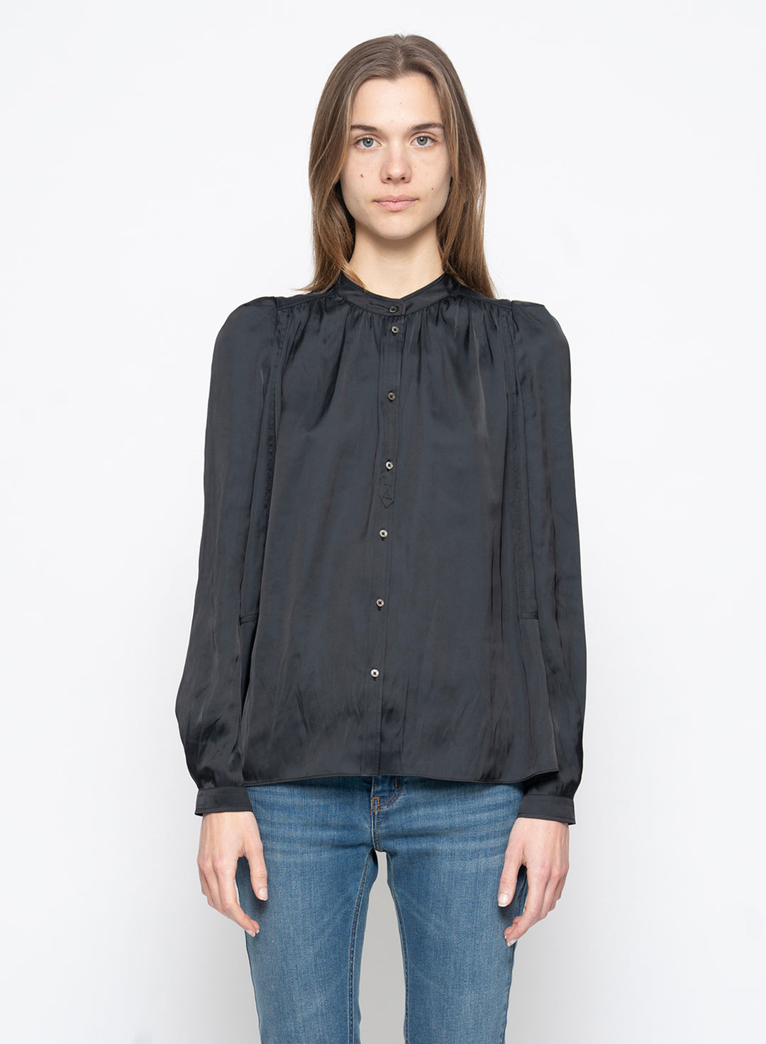 Zadig & Voltaire Tchin Satin Blouse