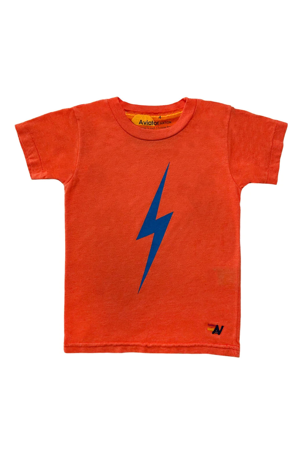 Kid's Bolt Tee - Orange