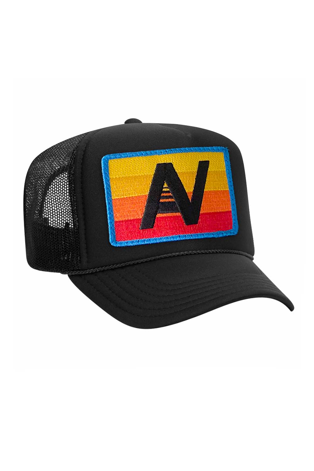 Aviator Nation Kid's Logo Rainbow- Vintage Trucker Hat