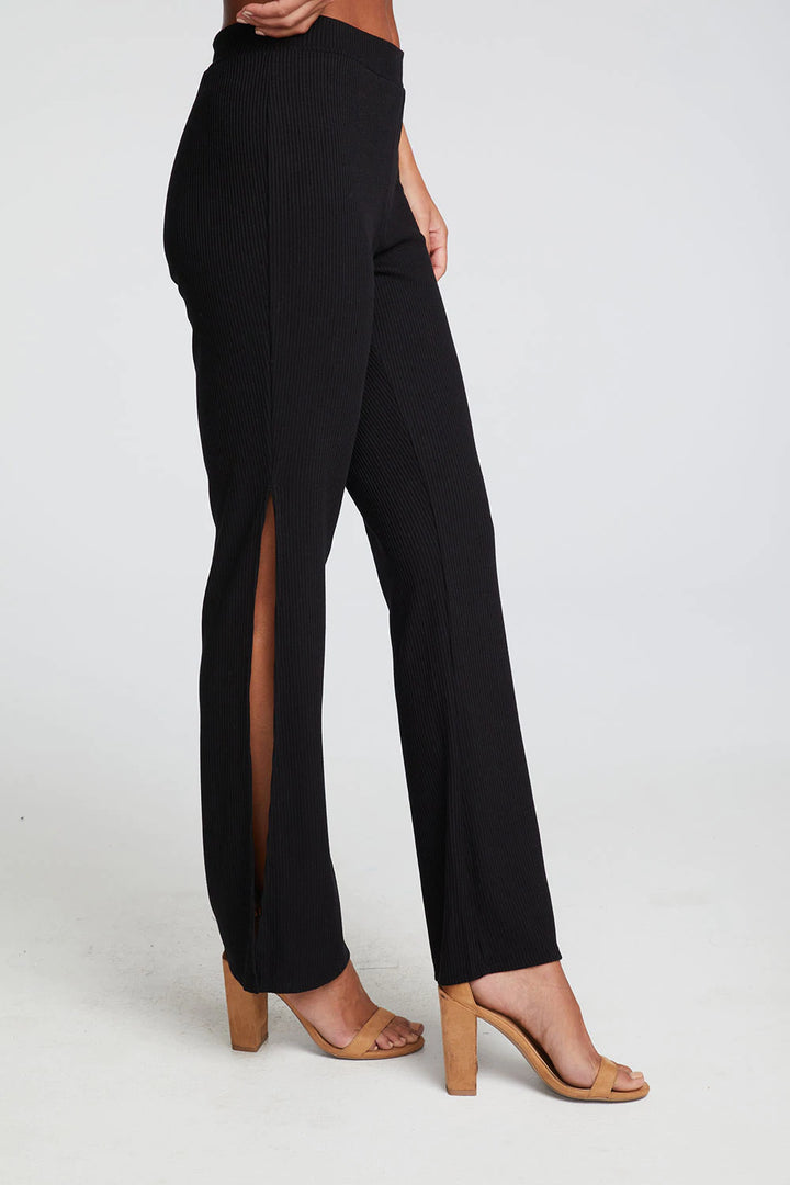 Chaser Recycled Cozy Rib Side Slit Beach Pants