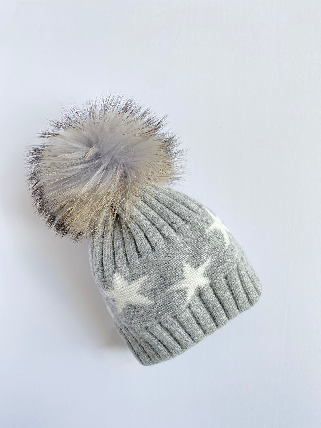 Equation Starry Hat in Heather Gray with white stars