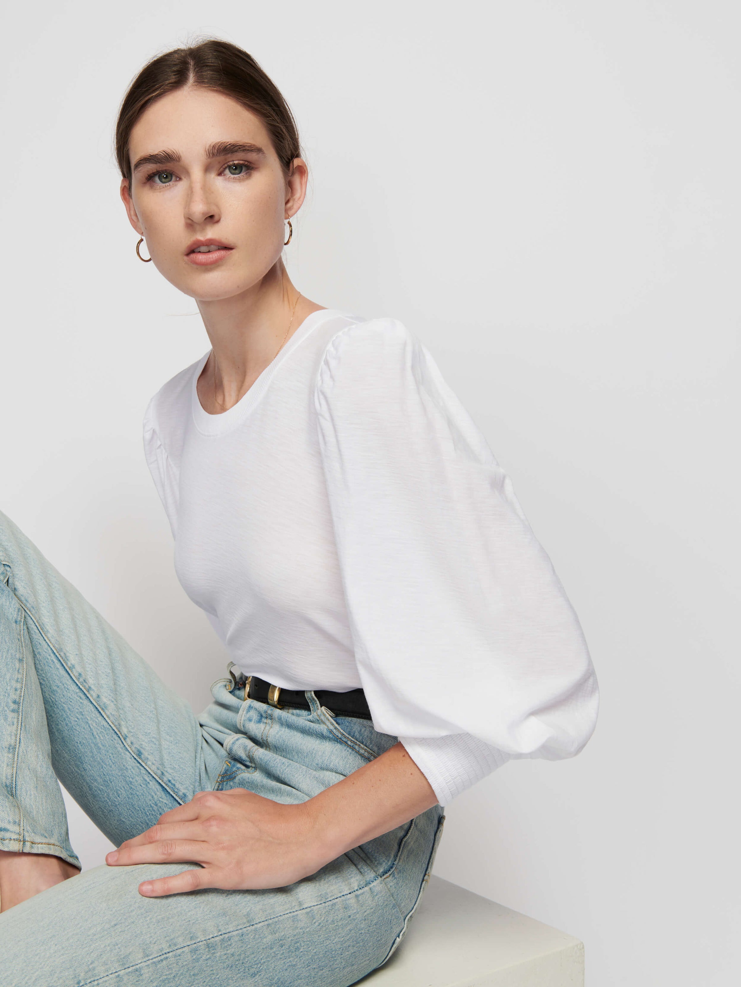 Nation LTD Ballon Sleeve Shirt