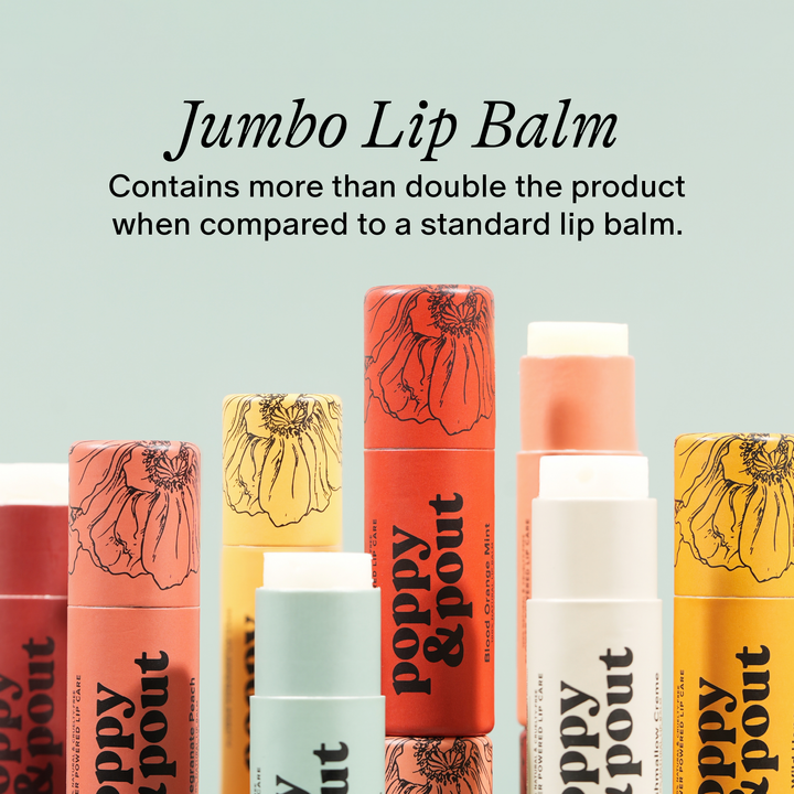 Poppy &amp; Pout - Lip Balm, Pomegranate Peach