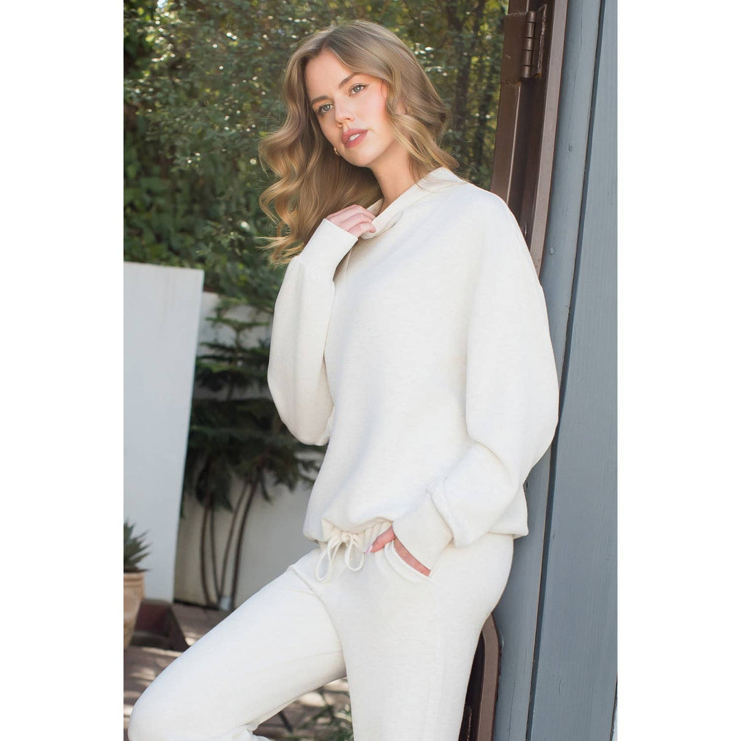 THML - Funnel Neck Pullover Sweater