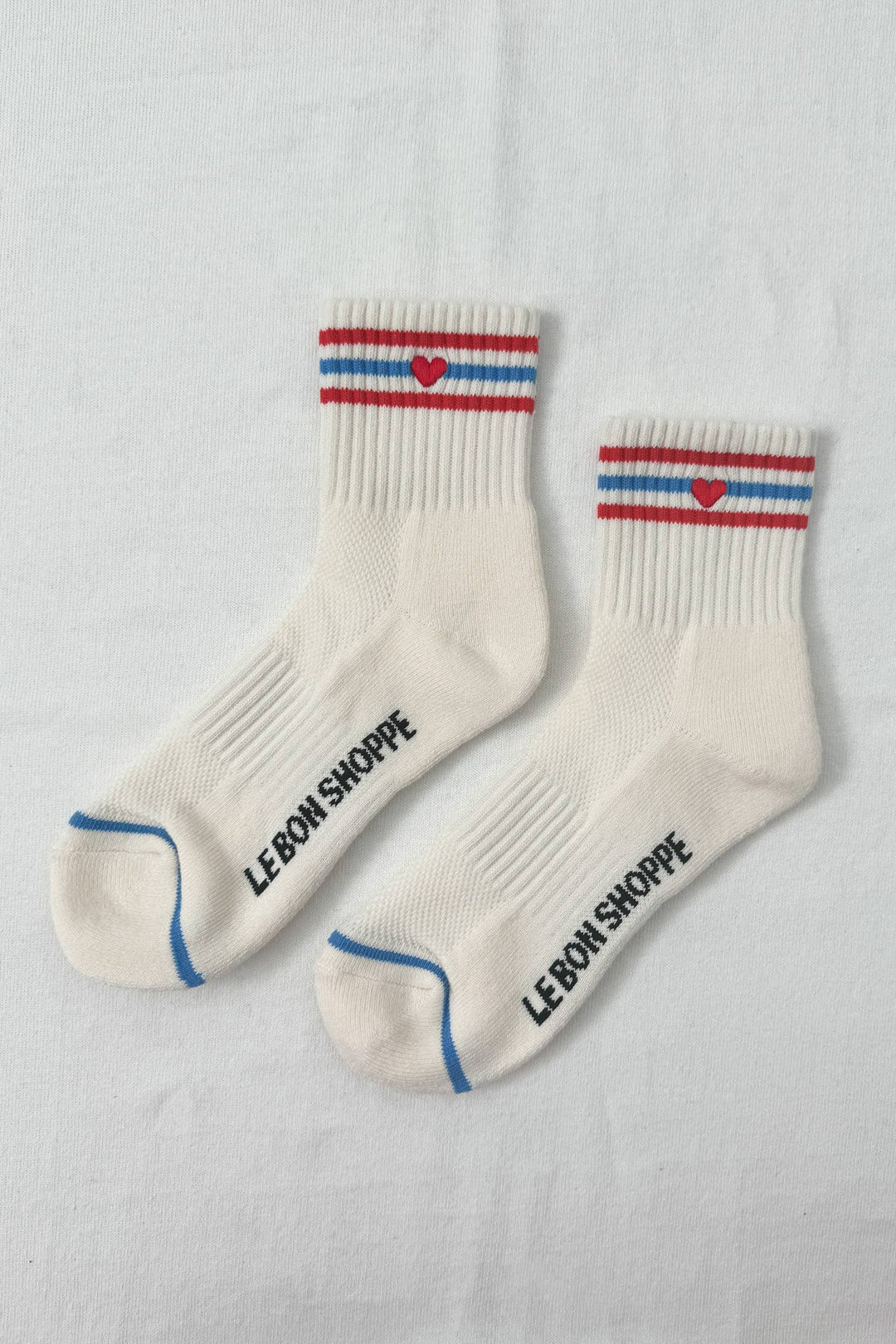 Le Bon Shoppe - Heart Embroidered Girlfriend socks