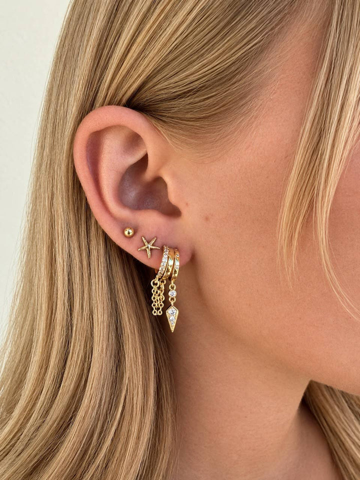 Jessica Matrasko Jewelry - Dita Multi Huggies with CZ