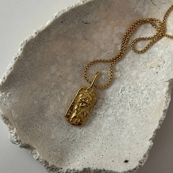 Namaste Jewelry - Rose Necklace- Gold