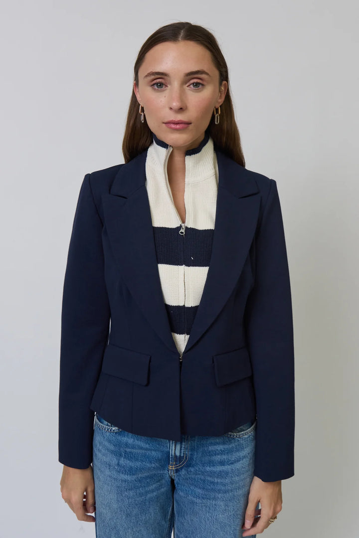 Central Park West Chelsea Rugby Stripe Dickey Jacket - EQUATION 