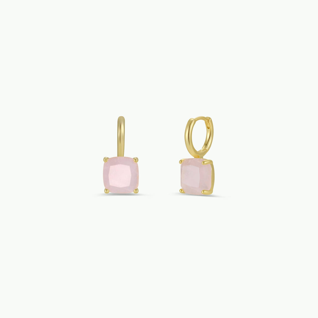 JaxKelly - Gemstone Mini Drop - Rose Quartz