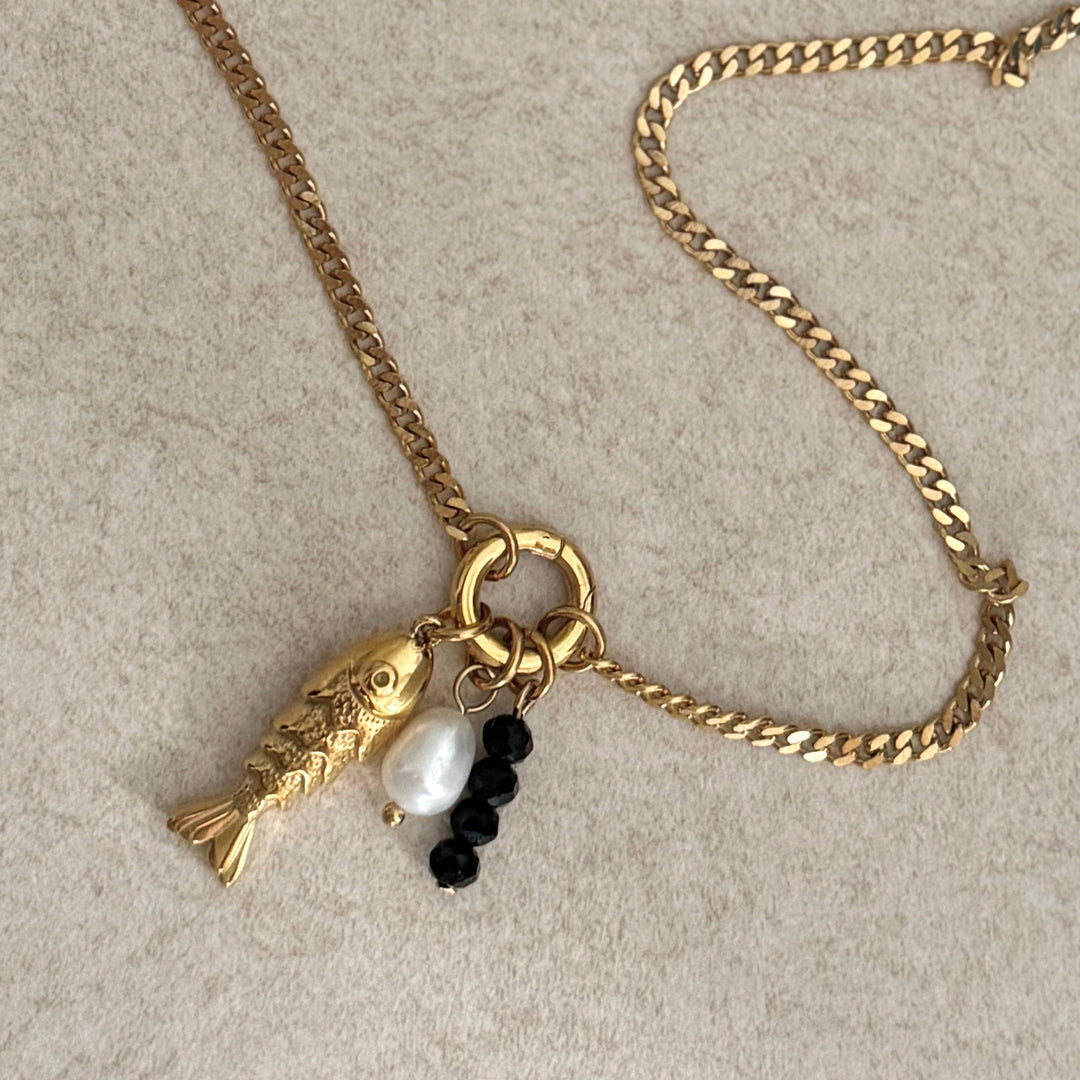 Namaste Jewelry - Poisson Charm Necklace