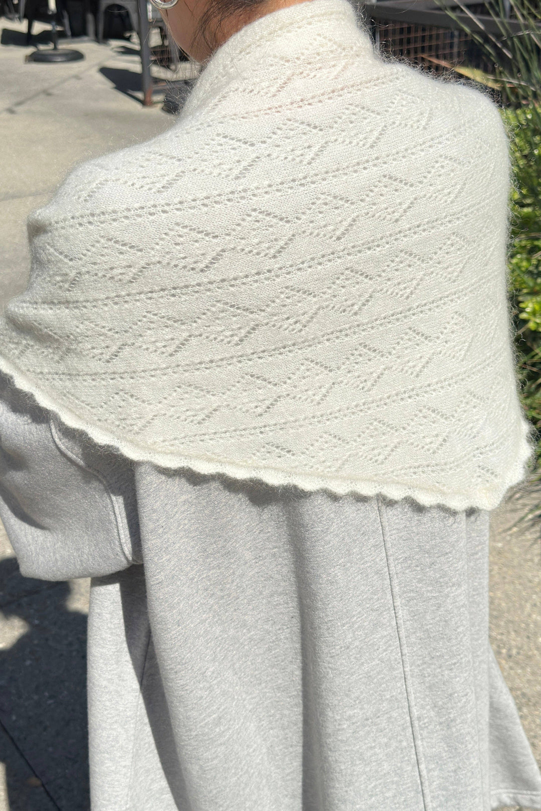Le Bon Shoppe - Mohair Pointelle Shawl
