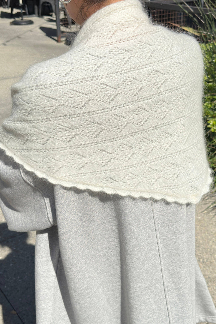 Le Bon Shoppe - Mohair Pointelle Shawl