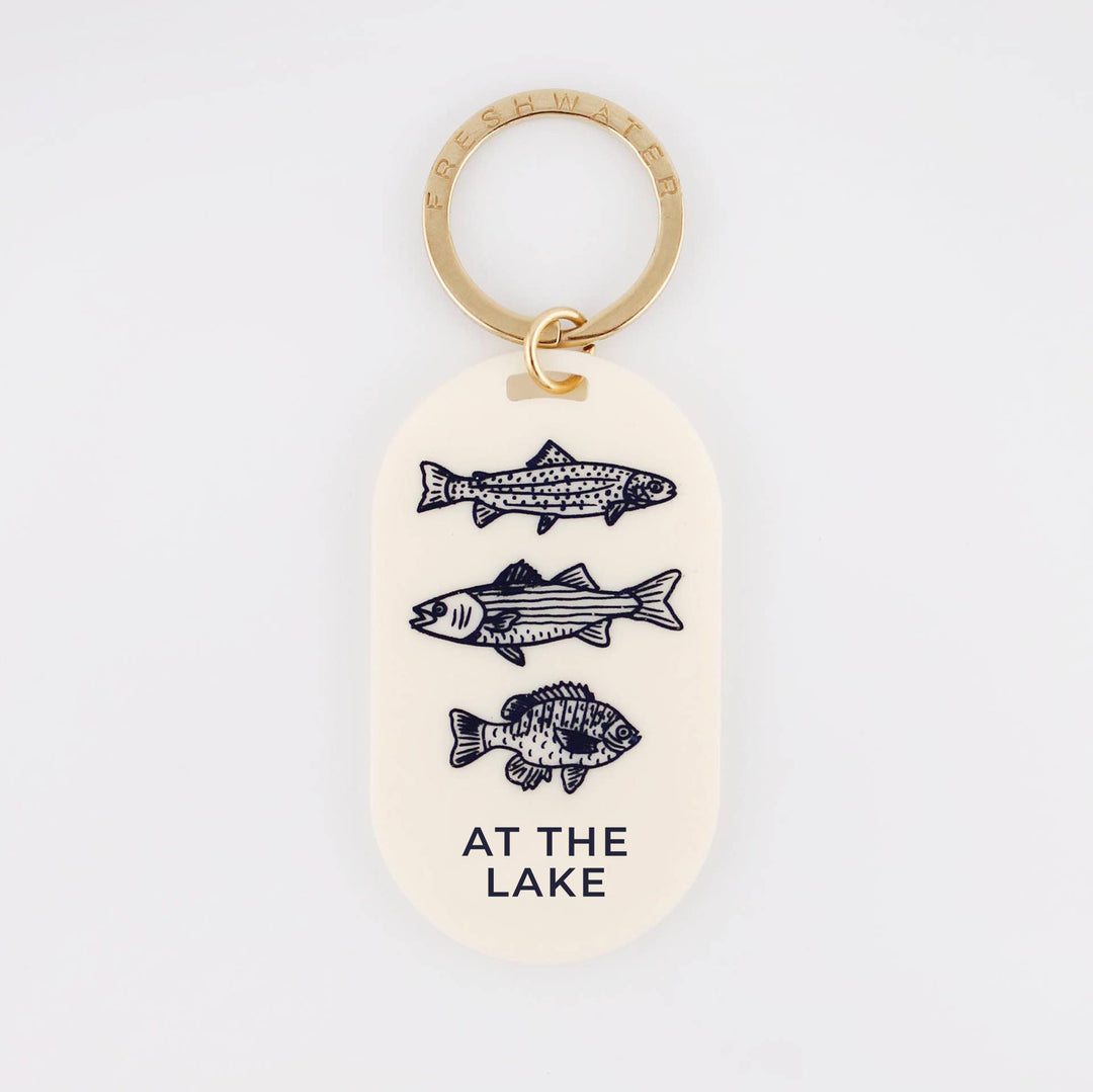 Freshwater Curated Goods - Lake Minnetonka Fish Pill Keychain