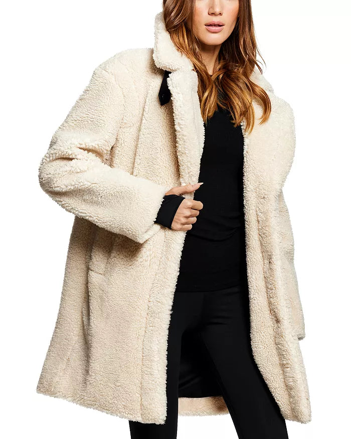 Sam NYC Mid Coat - Almond