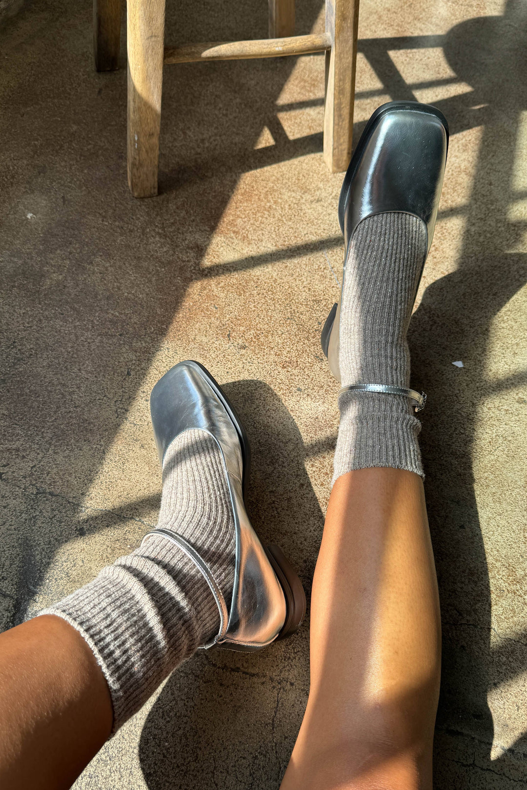 Le Bon Shoppe Winter Sparkle Socks: Starry Night