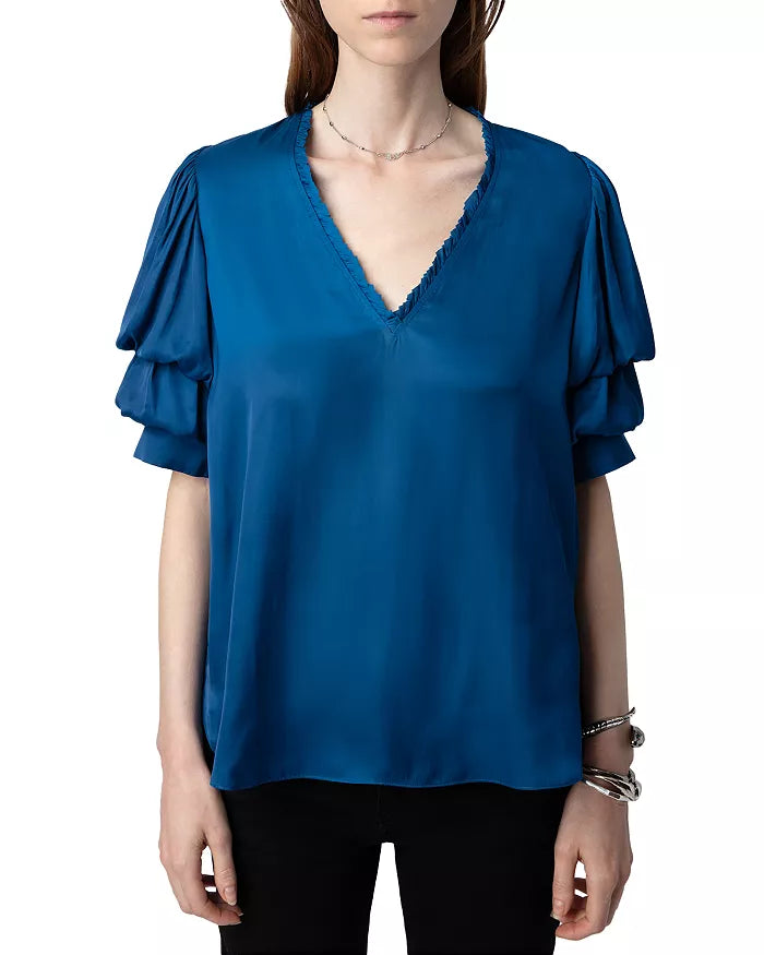 Zadig & Voltaire Taste Satin Top - Overseas