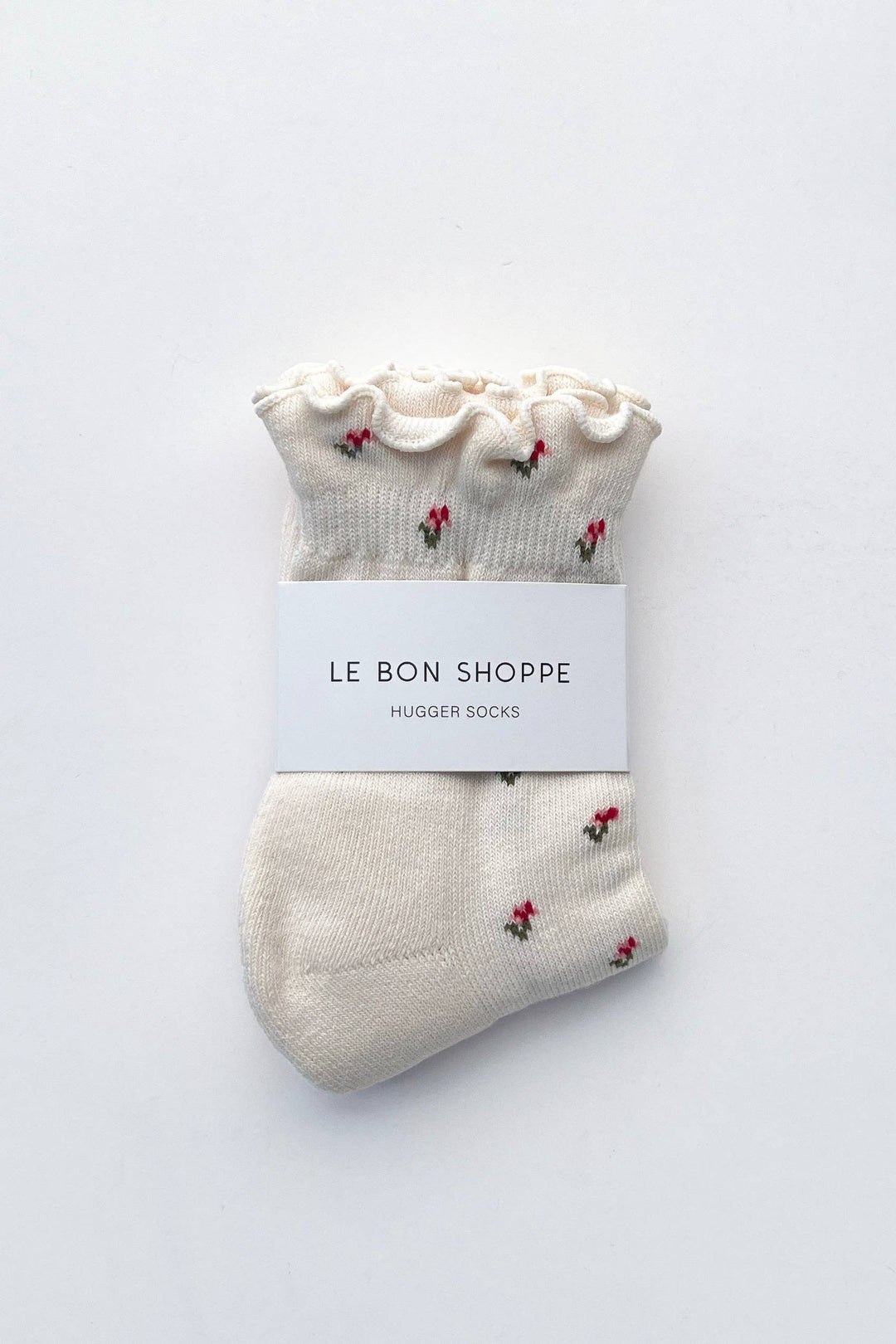 Le Bon Shoppe - Petal Ruffled Hugger Crew Socks