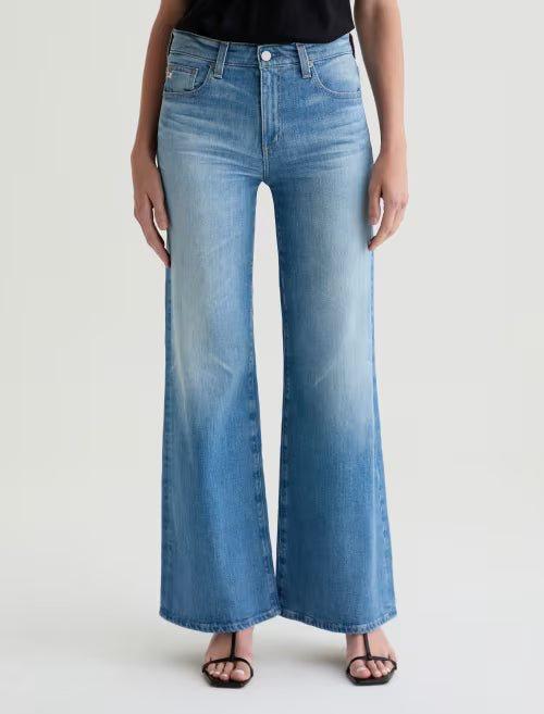 AG Saige Wide Leg Jean 18 Years Bisou