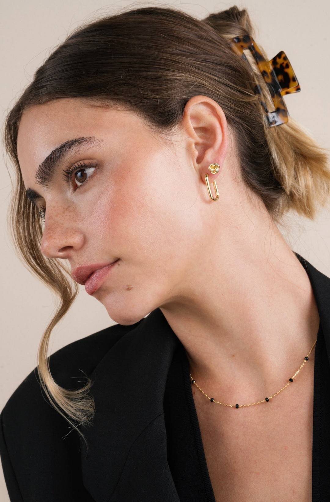 JaxKelly - Petite Gold Knot Earrings