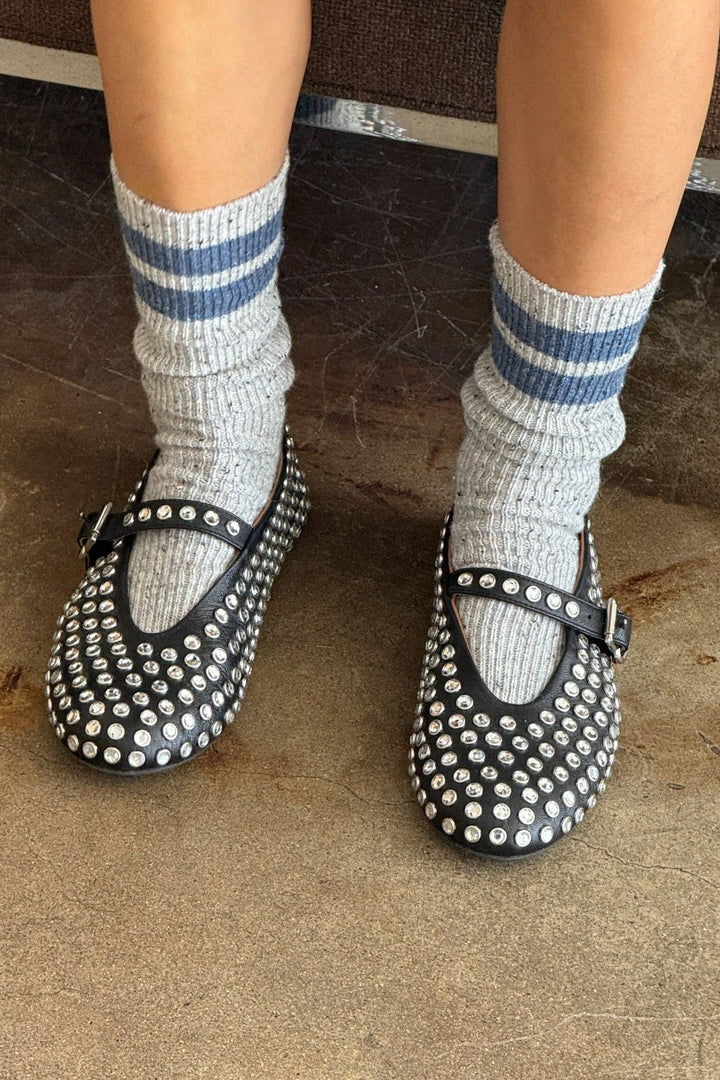 Le Bon Shoppe - Snow Varsity Socks (wholesale)