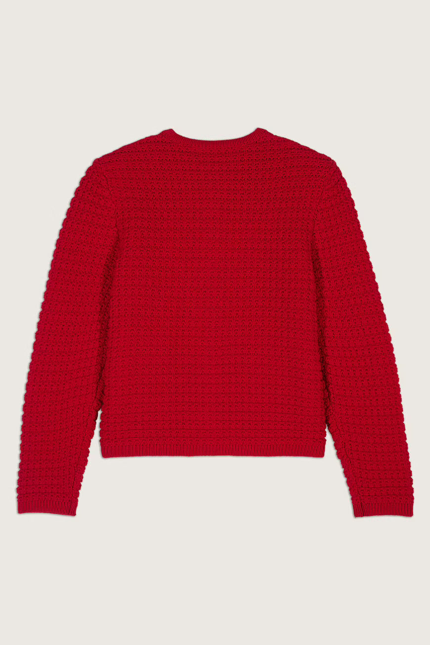 Ba&sh Gaspard Cardigan -Rouge