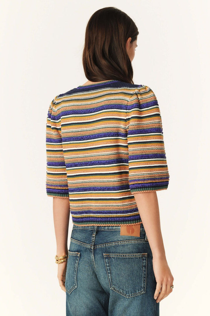 ba&sh Farfaela Short Sleeve Sweater Jumper
