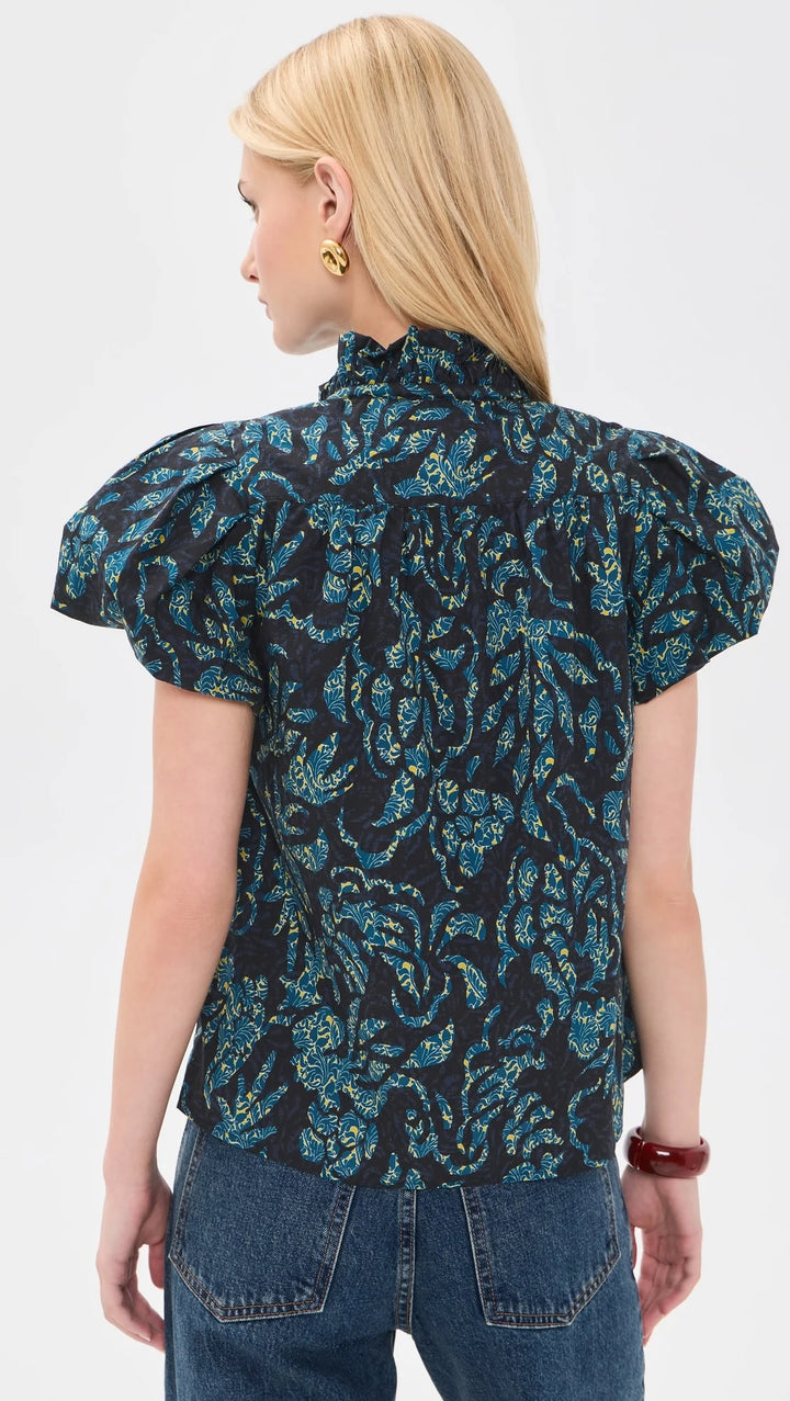 Ulla Johnson Estela SS Cotton Top Midnight