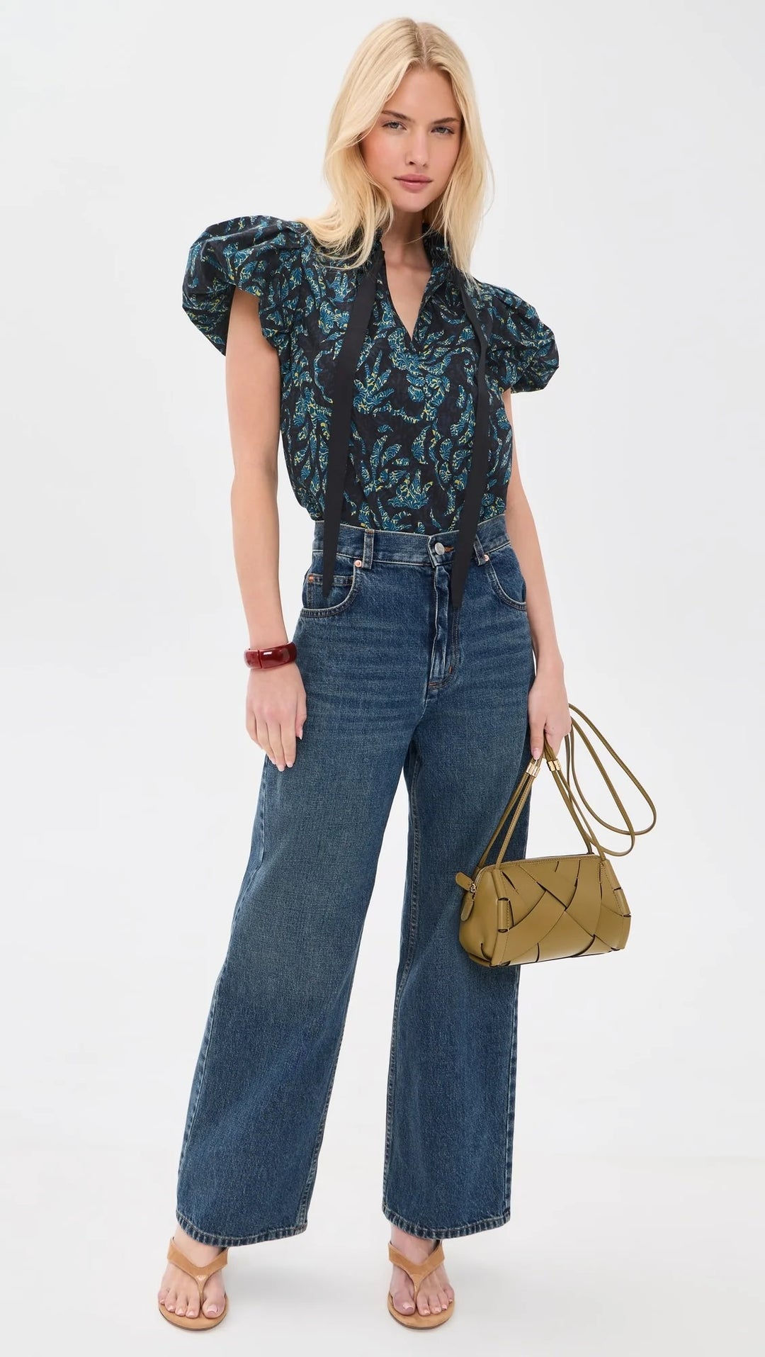 Ulla Johnson Estela SS Cotton Top Midnight