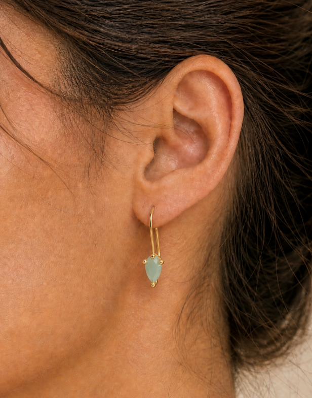 JaxKelly - Dewdrop Mini Threader - Amazonite