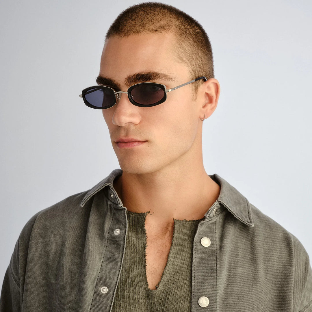 Le Specs Mecharo - Silver Black