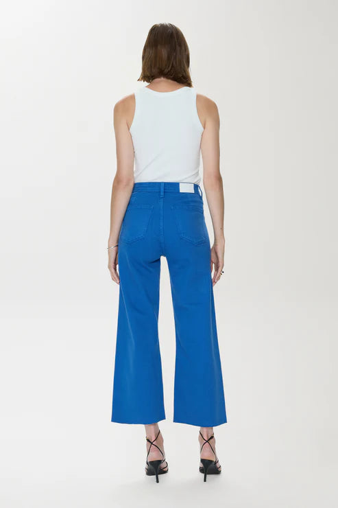 Pistola Penny Cropped Jeans Ciel