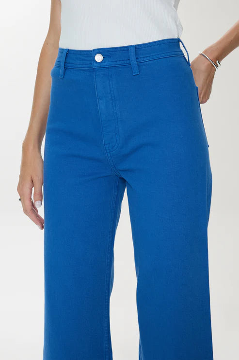 Pistola Penny Cropped Jeans Ciel
