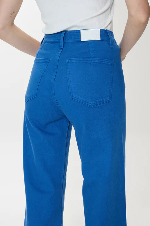 Pistola Penny Cropped Jeans Ciel