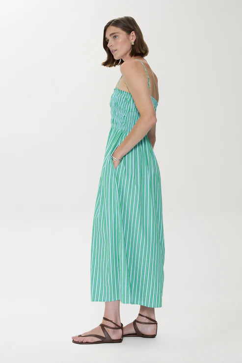 Pistola Bianca Shirred Dress
