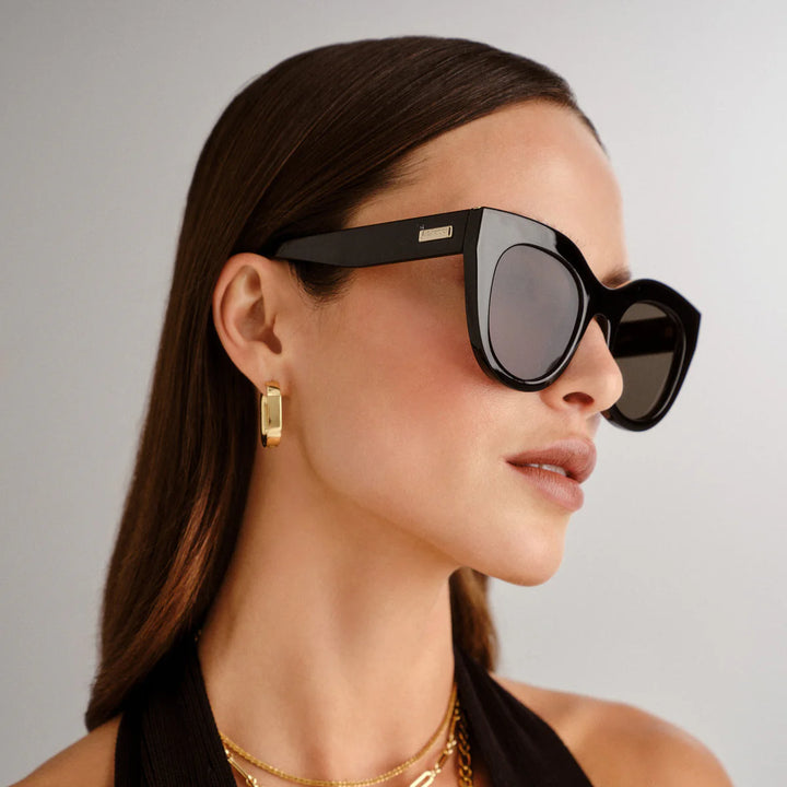 Le Specs Air Heart - Black Gold