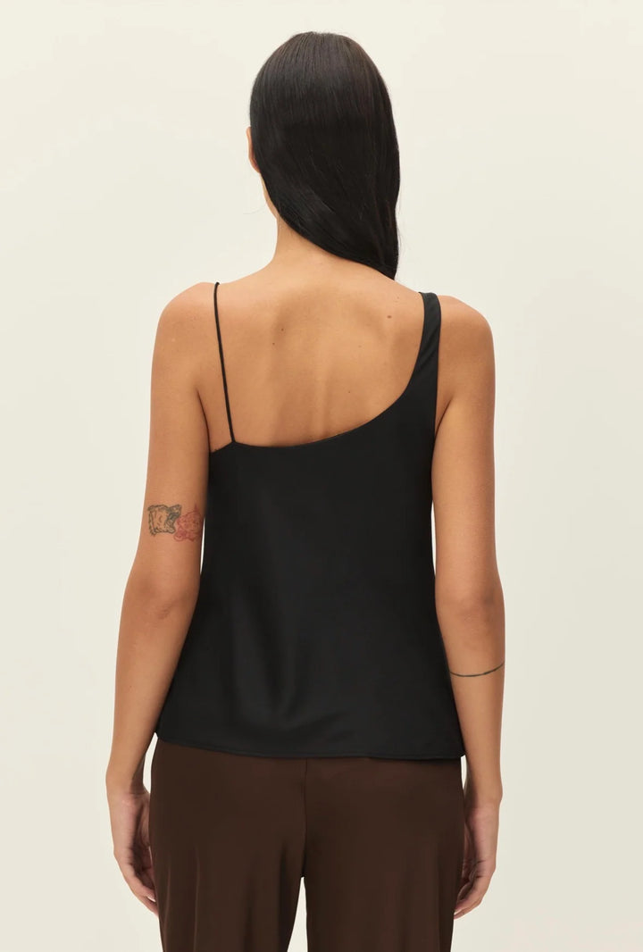 Elodie Etta Satin Cami Top -Black