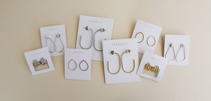 JaxKelly - Gold Organic Hoop