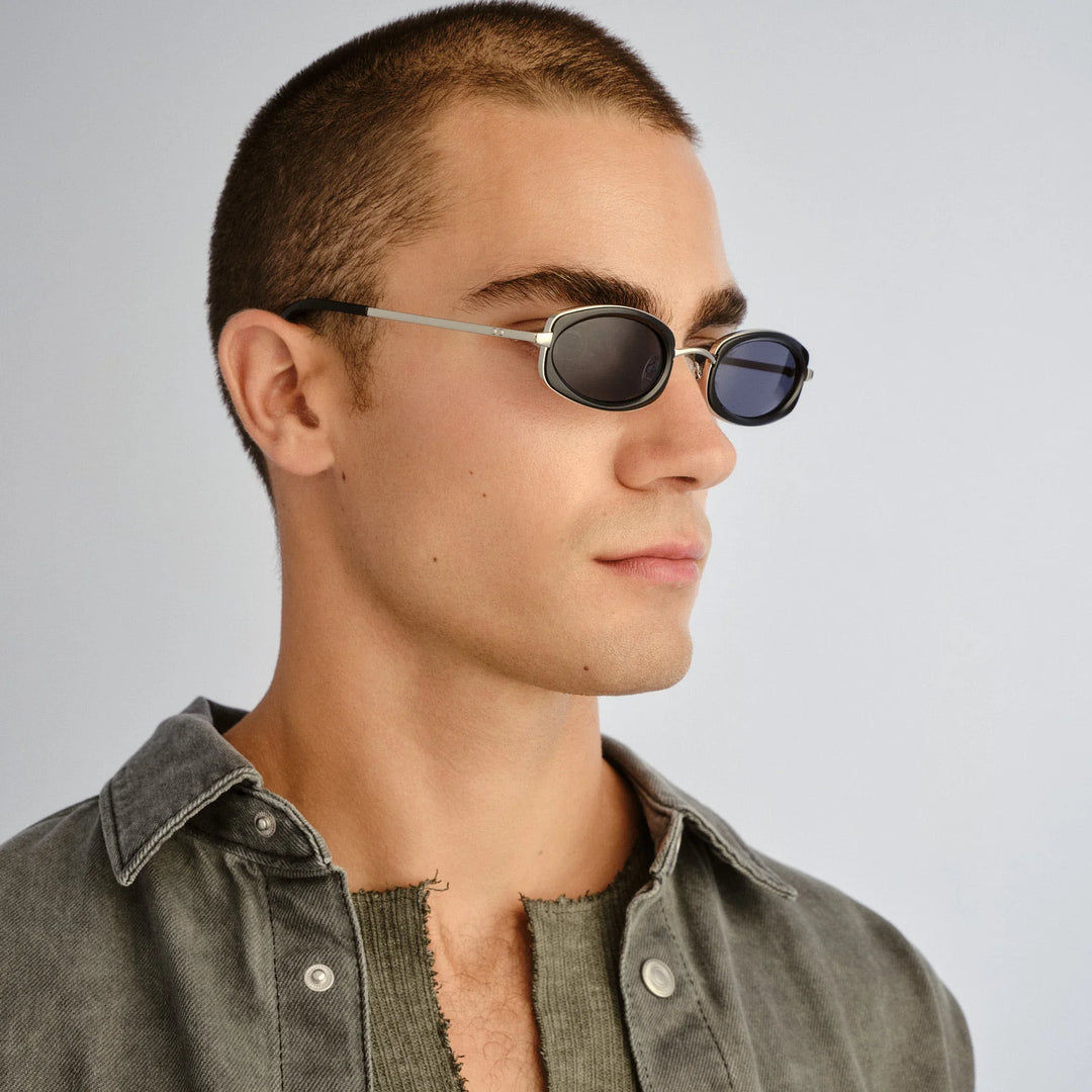 Le Specs Mecharo - Silver Black