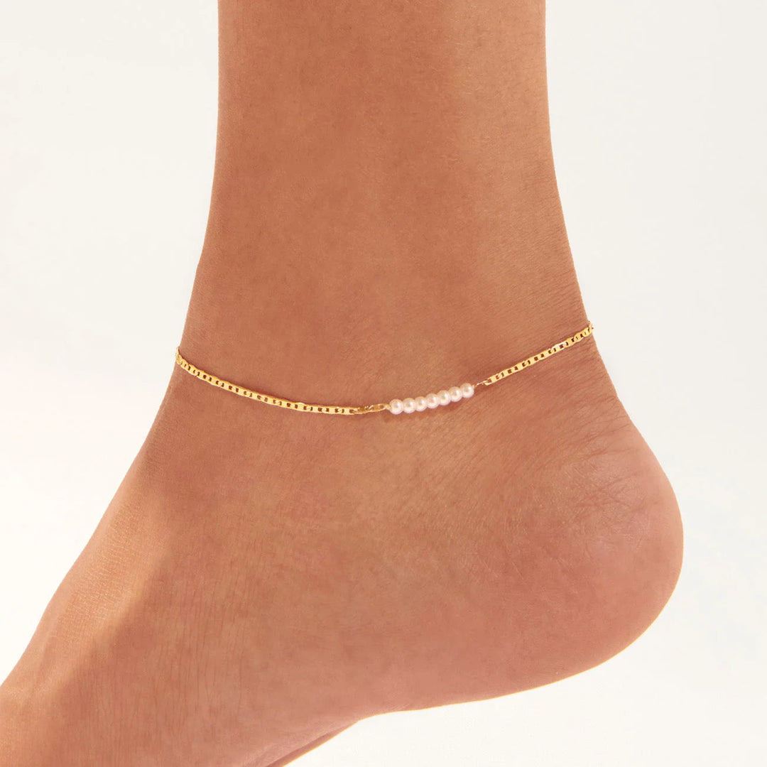 Delphine Anklet - Gold