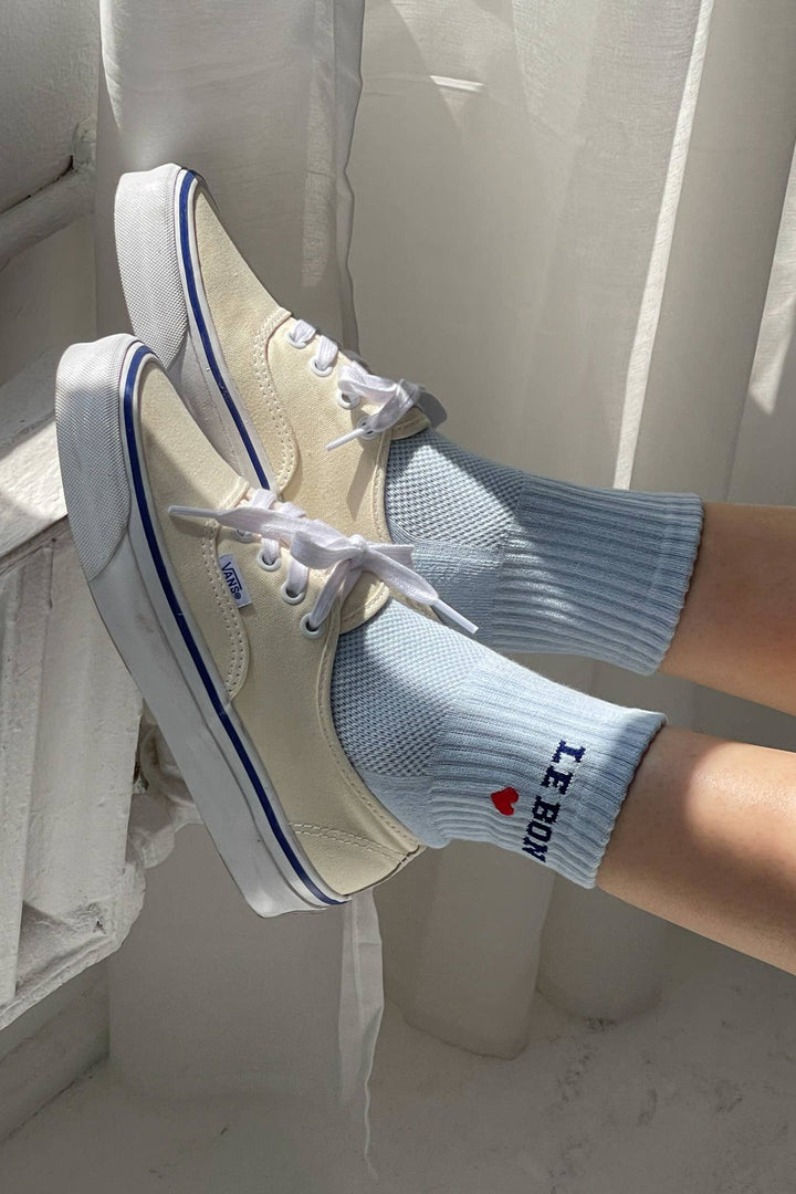 Le Bon Shoppe - Embroidered Crew Socks