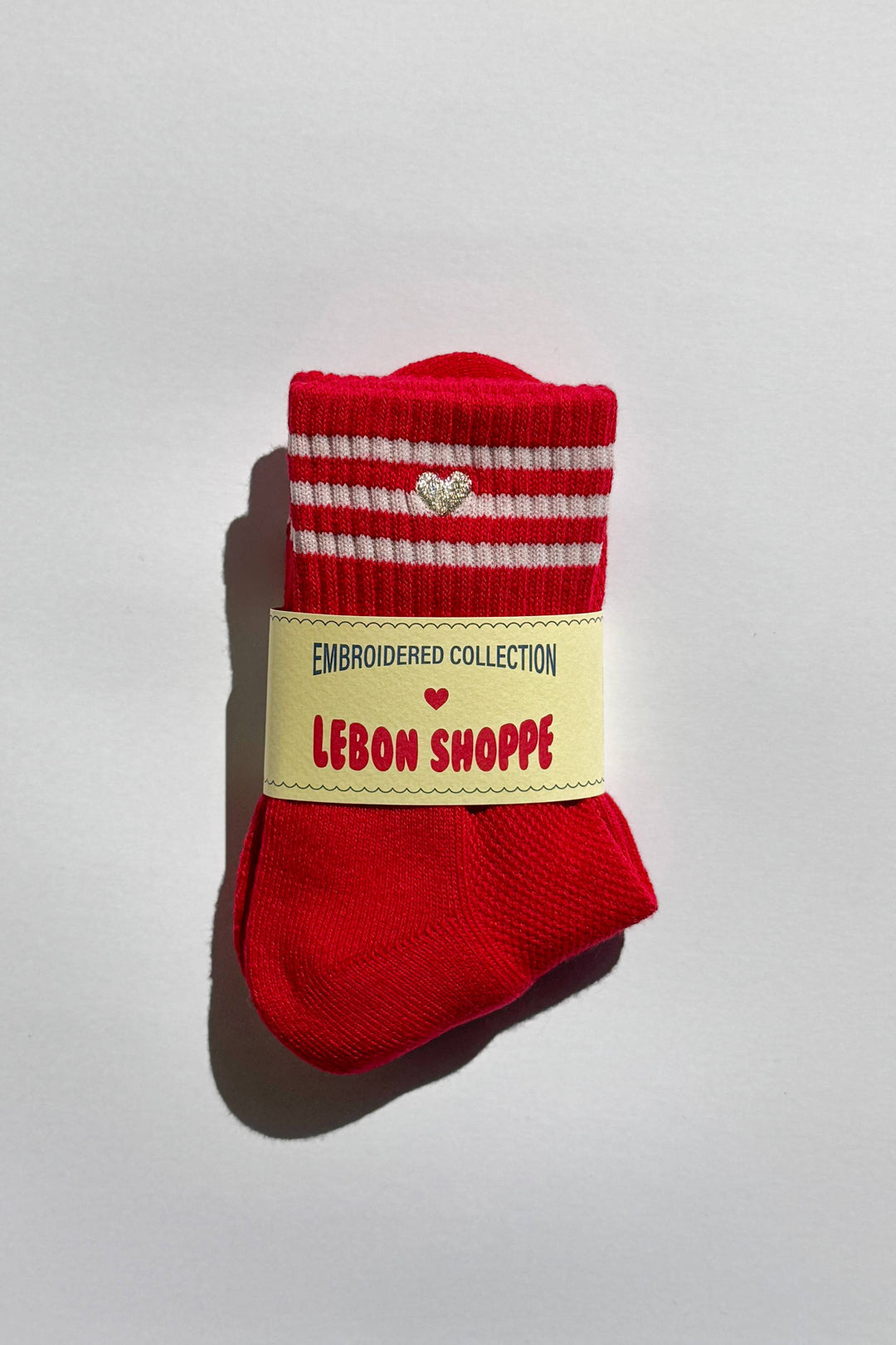 Le Bon Shoppe - Heart Embroidered Girlfriend socks