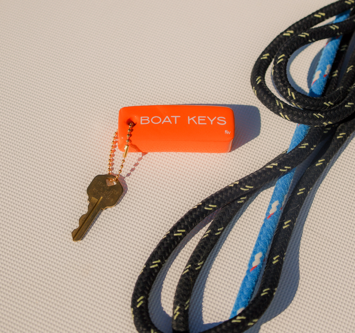 Freshwater Curated Goods - BOAT KEYS Floating Keychain
