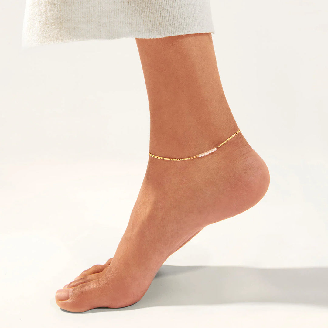 Delphine Anklet - Gold