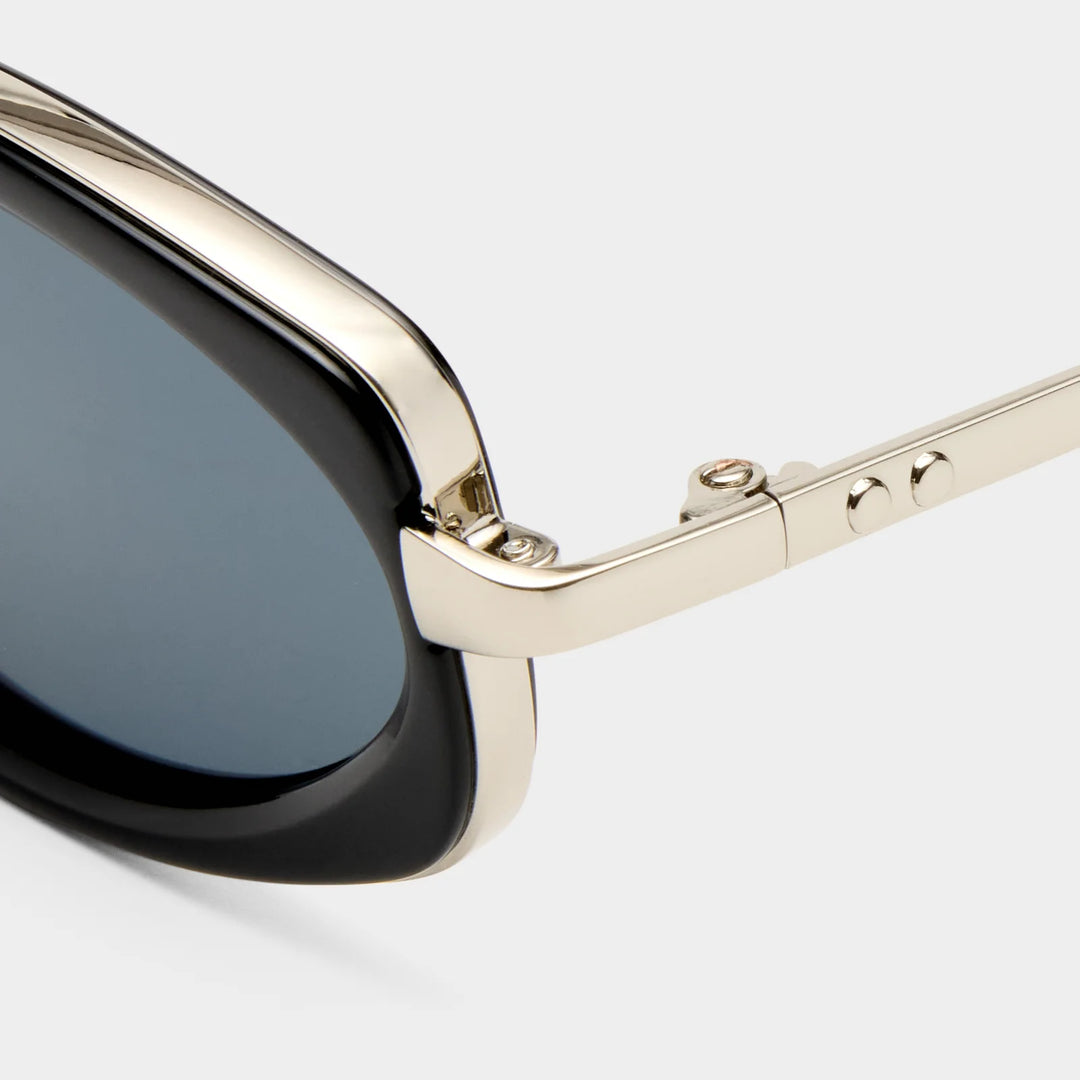 Le Specs Mecharo - Silver Black